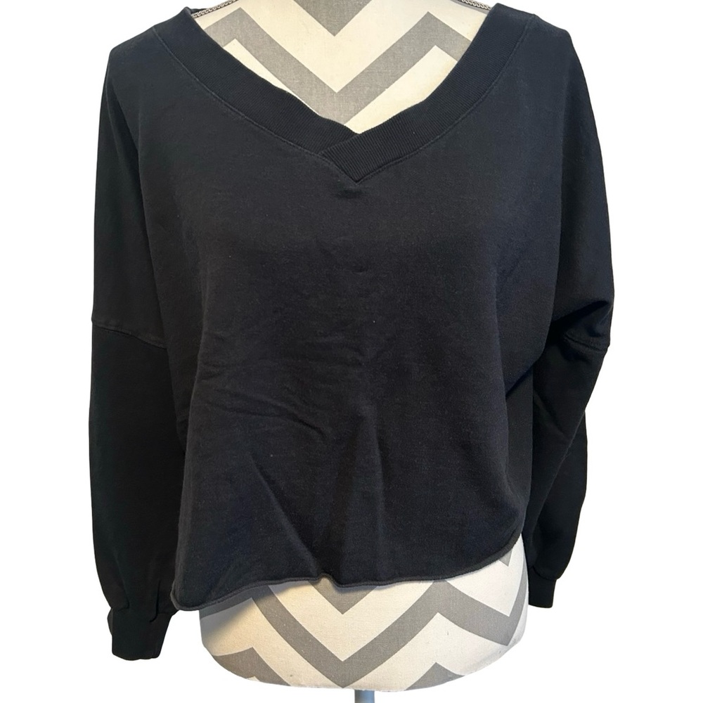 Nike Black V-Neck Sweatshirt